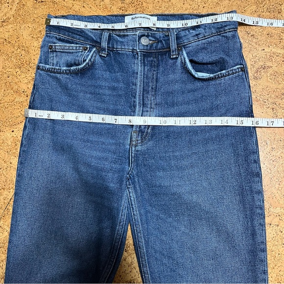 Reformation Jeans Serena High Skinny Jeans In Kasai Wash Sz 25 - Picture 12 of 16